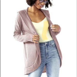 HACCI HOODED CARDIGAN WITH POCKETS